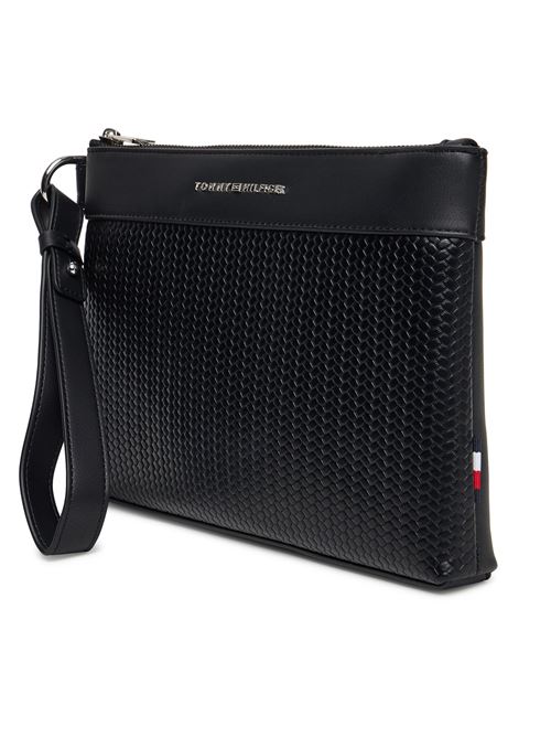 TH WOVEN POUCH TOMMY HILFIGER | AM0AM13804/BDS